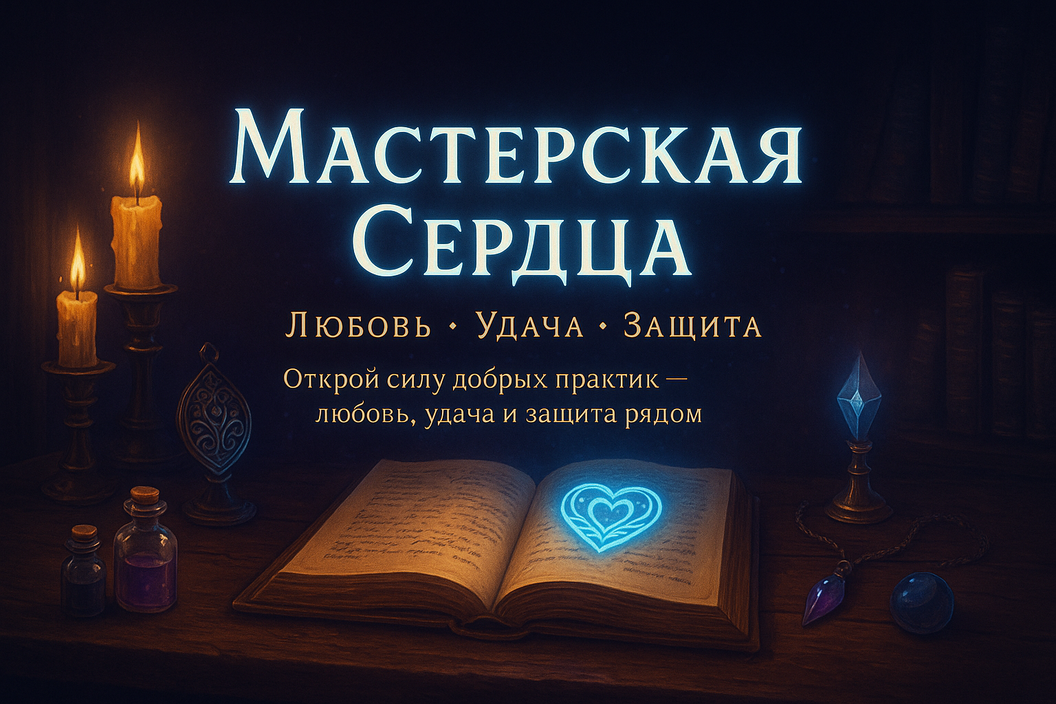 Мастерская Сердца — Любовь, Удача, Защита